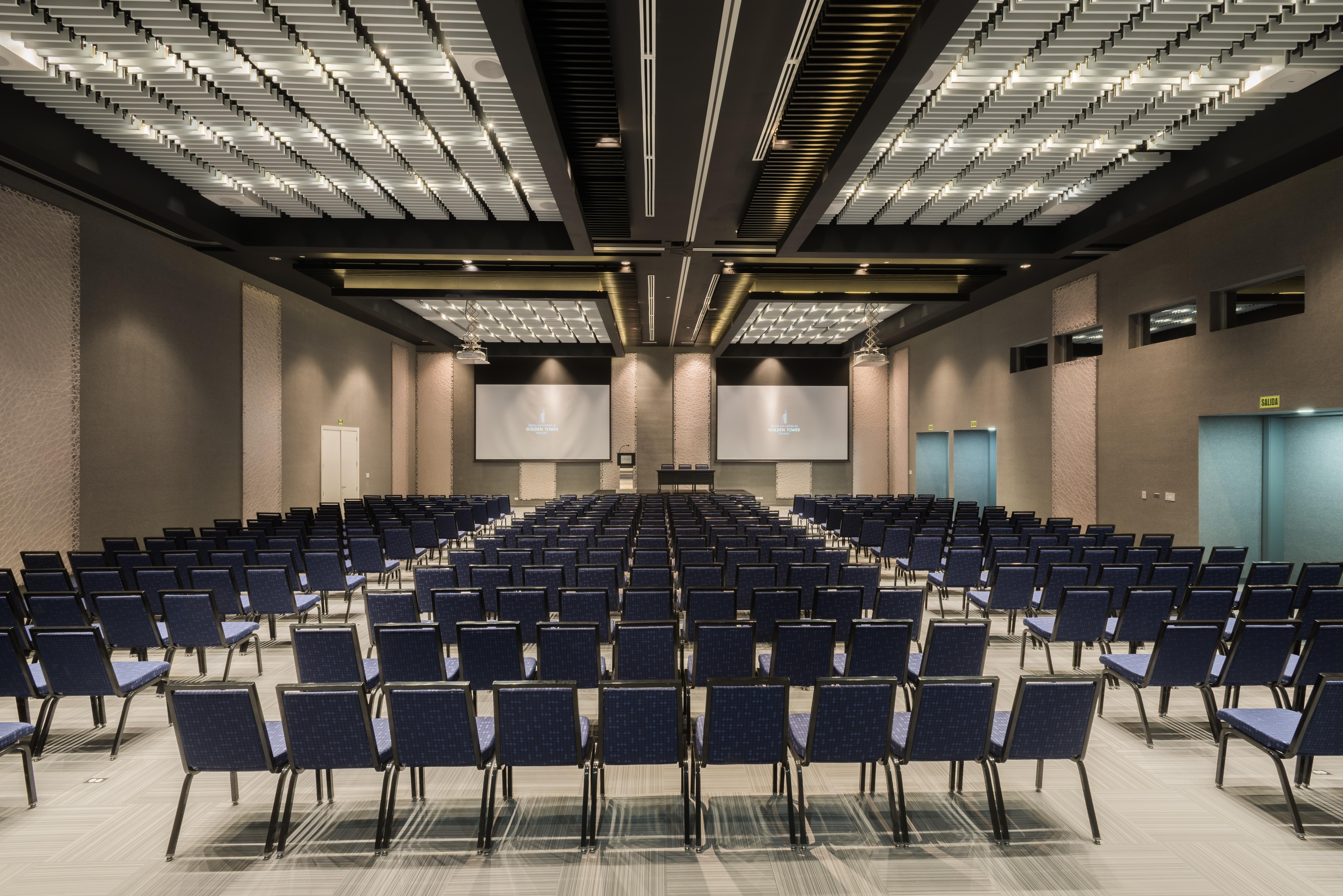 Hotel Las Americas Golden Tower Panama Exterior photo The 3D rendering of the 1,000-seat conference hall