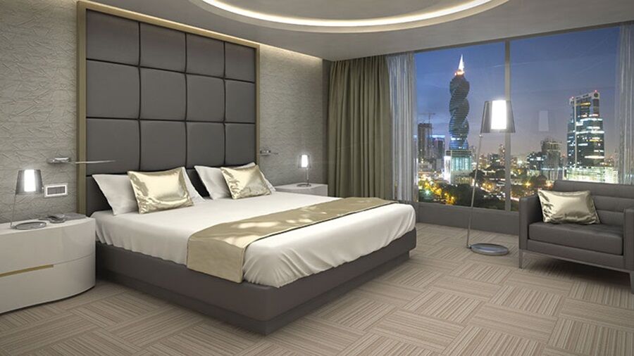 Hotel Las Americas Golden Tower Panama Exterior photo A bedroom